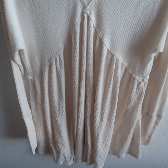 Free People We The Free Cream Thermal Size Small - Picture 8 of 8